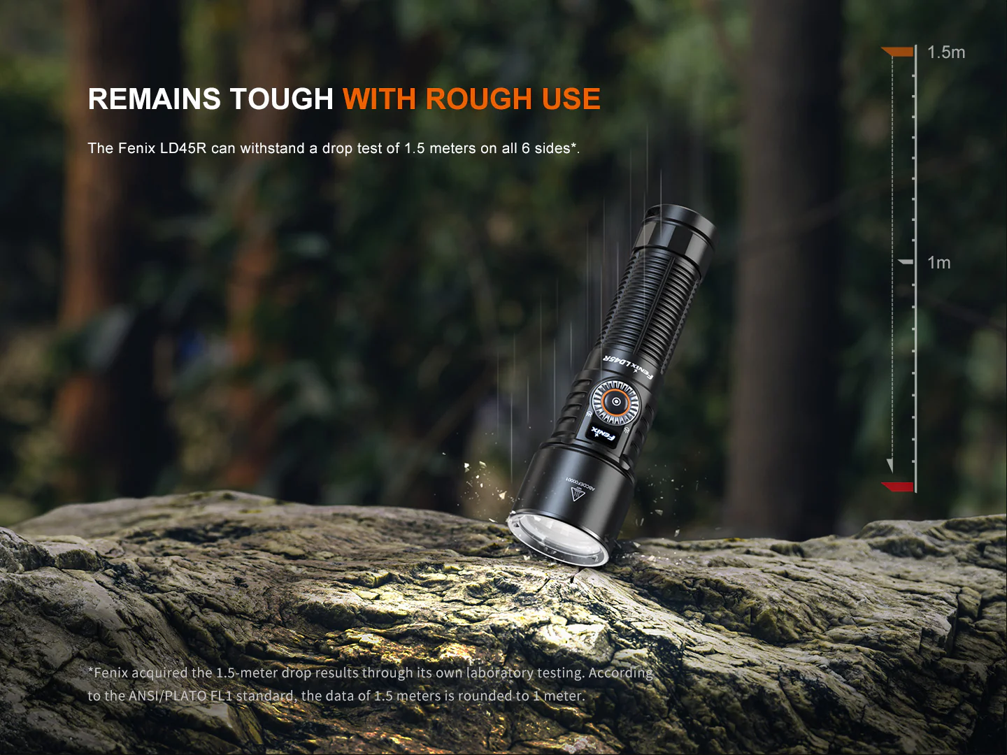 Fenix LD45R Digital Focus Rechargeable LED Flashlight - Image 13