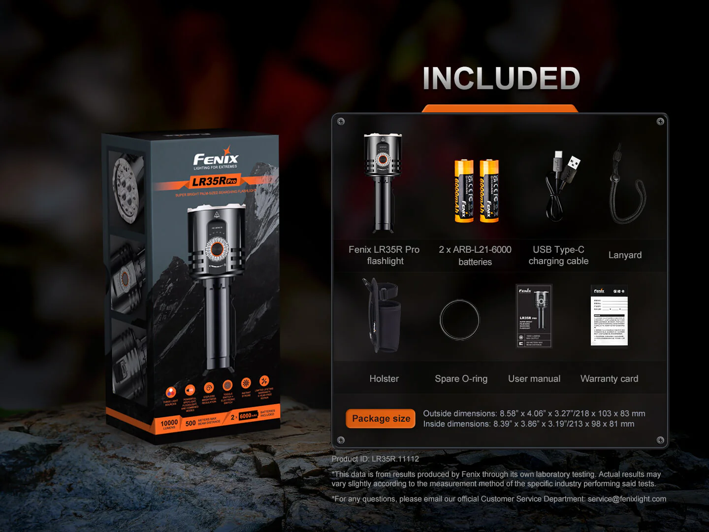 Fenix LR35R PRO Rechargeable Palm-Sized Searchlight - Image 19