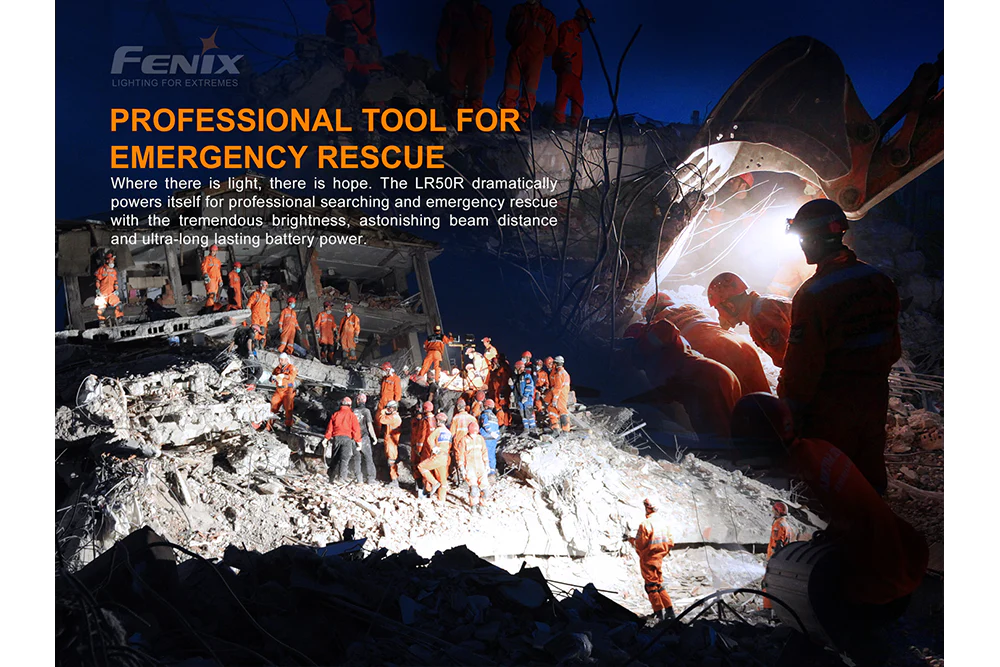 Fenix LR50R Multifunctional LED Search Light - 12000 Lumens - Image 14
