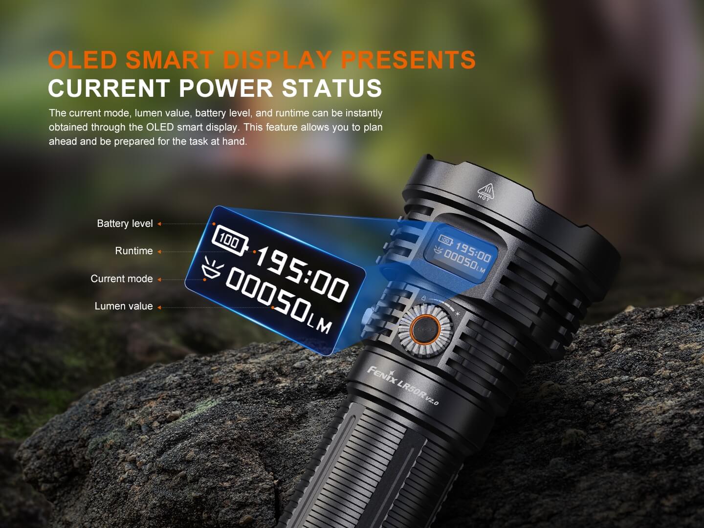 Fenix LR50R V2 White, Red, UV Search & Rescue Flashlight - 18,000 Lumens - Image 13