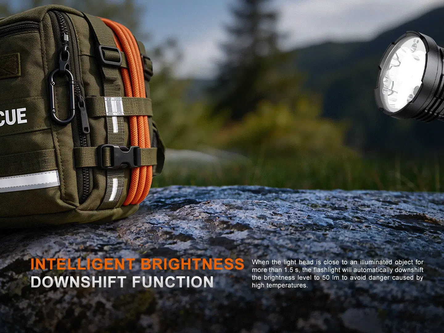 Fenix LR50R V2 White, Red, UV Search & Rescue Flashlight - 18,000 Lumens - Image 16