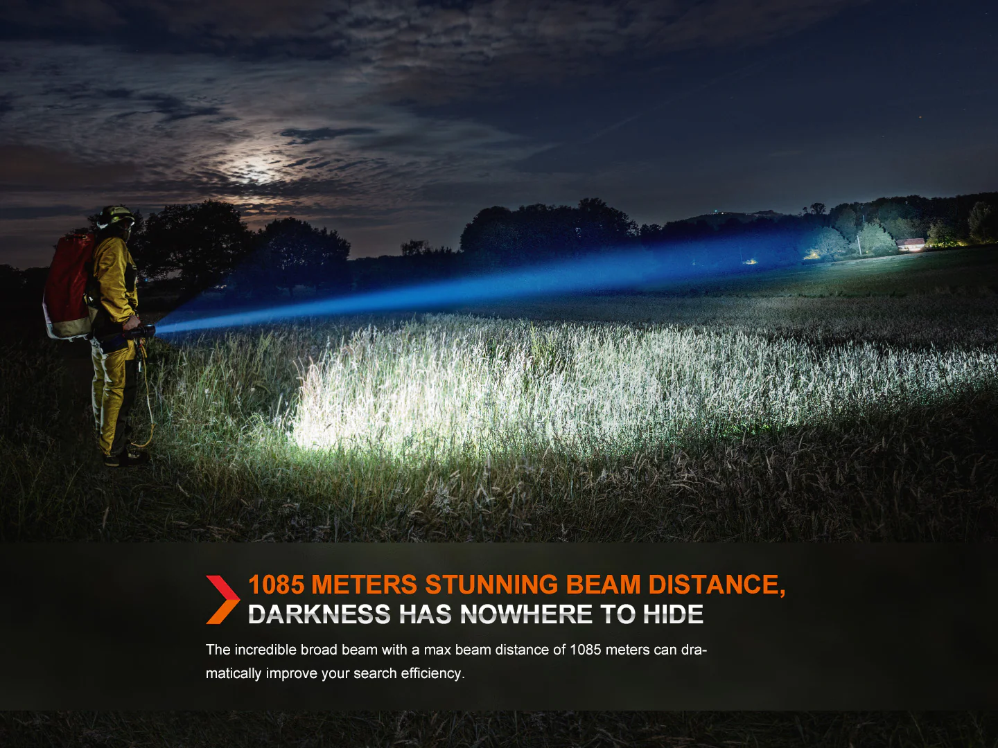 Fenix LR60R Rotary Switch Rechargeable Searchlight - 21000 Lumens - Image 4