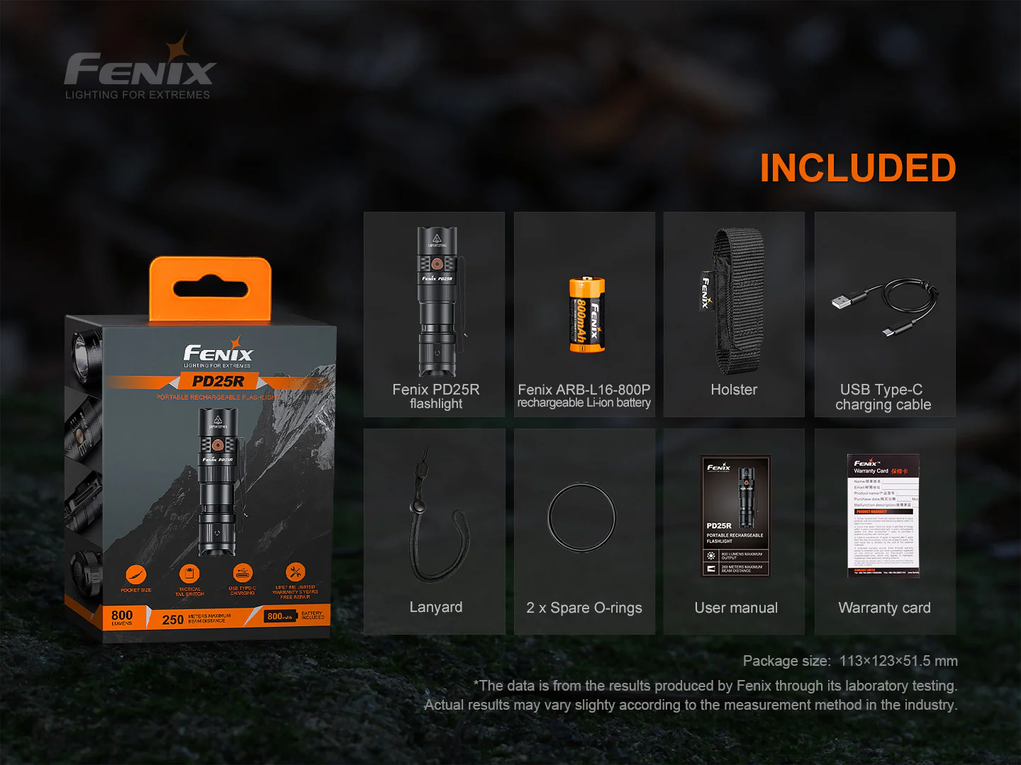 Fenix PD25R Rechargeable LED Flashlight - Image 14