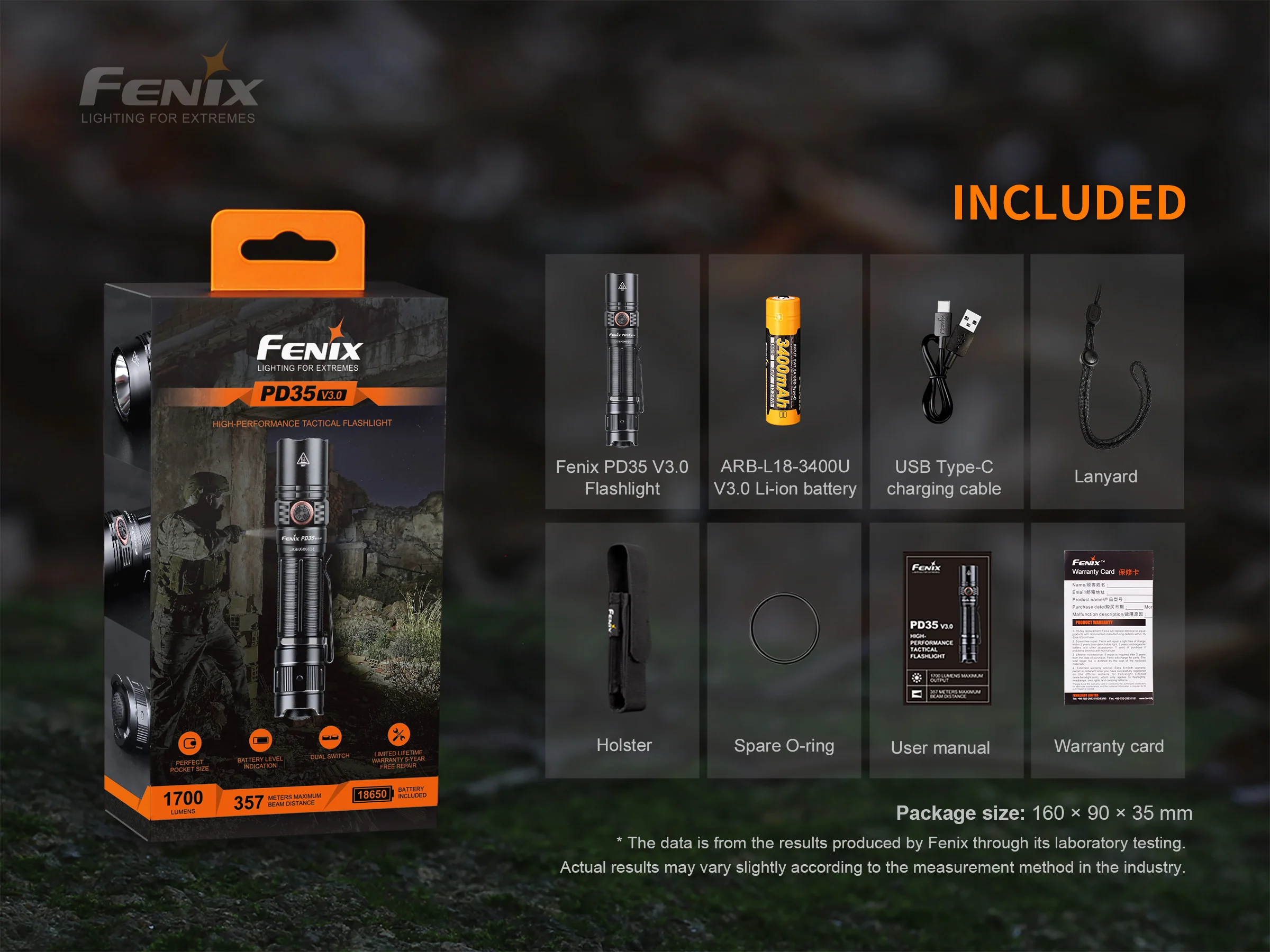 Fenix PD35 V3.0 Everyday Carry Flashlight - 1700 Lumens - Image 18