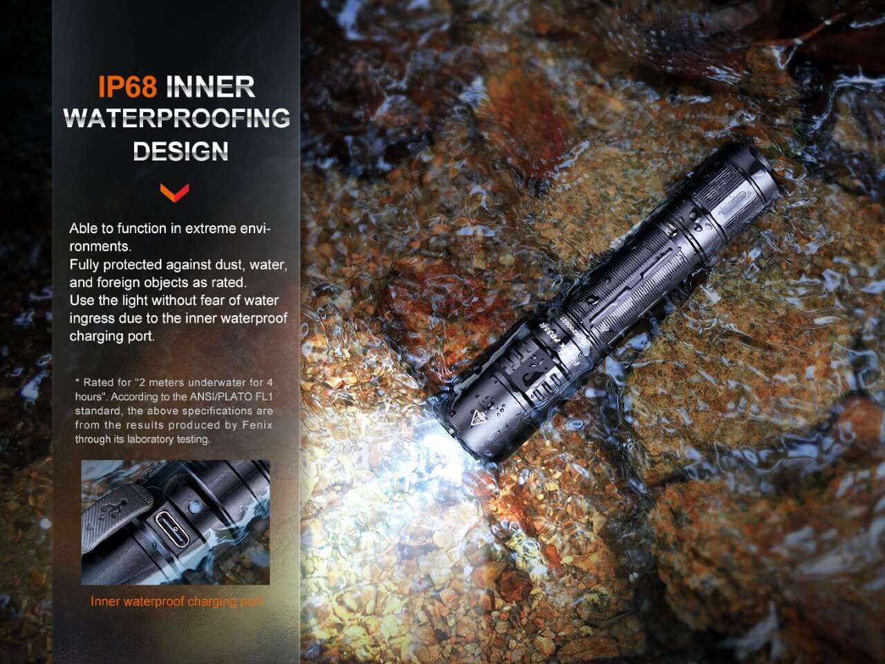 Fenix PD35R Compact Rechargeable Tactical Flashlight - Image 10
