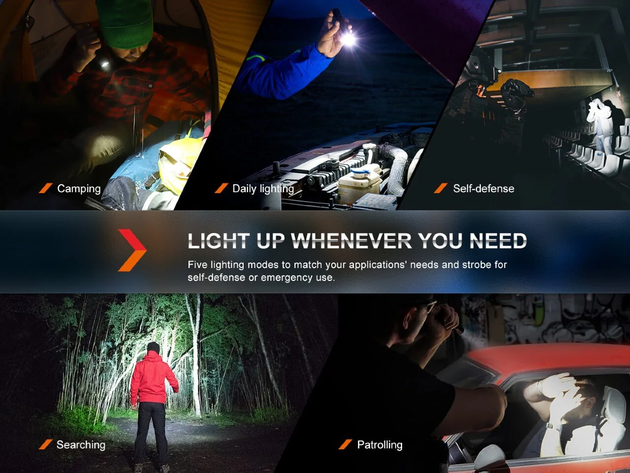 Fenix PD35R Compact Rechargeable Tactical Flashlight - Image 5