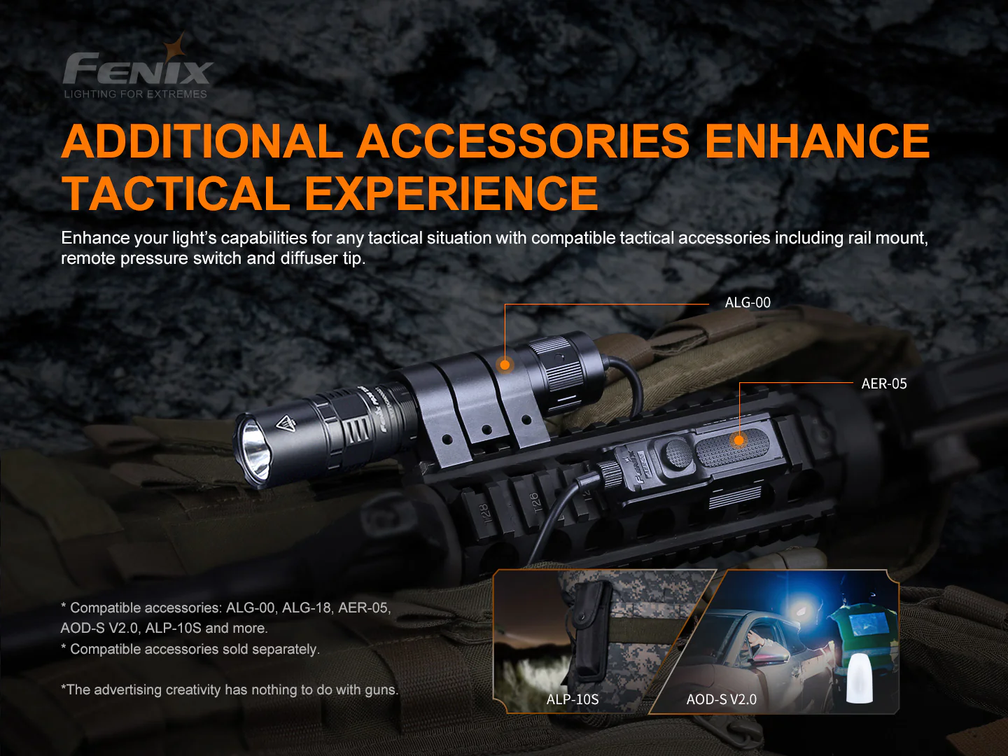 Fenix PD36 TAC Tactical Flashlight - 3000 Lumens - Image 12
