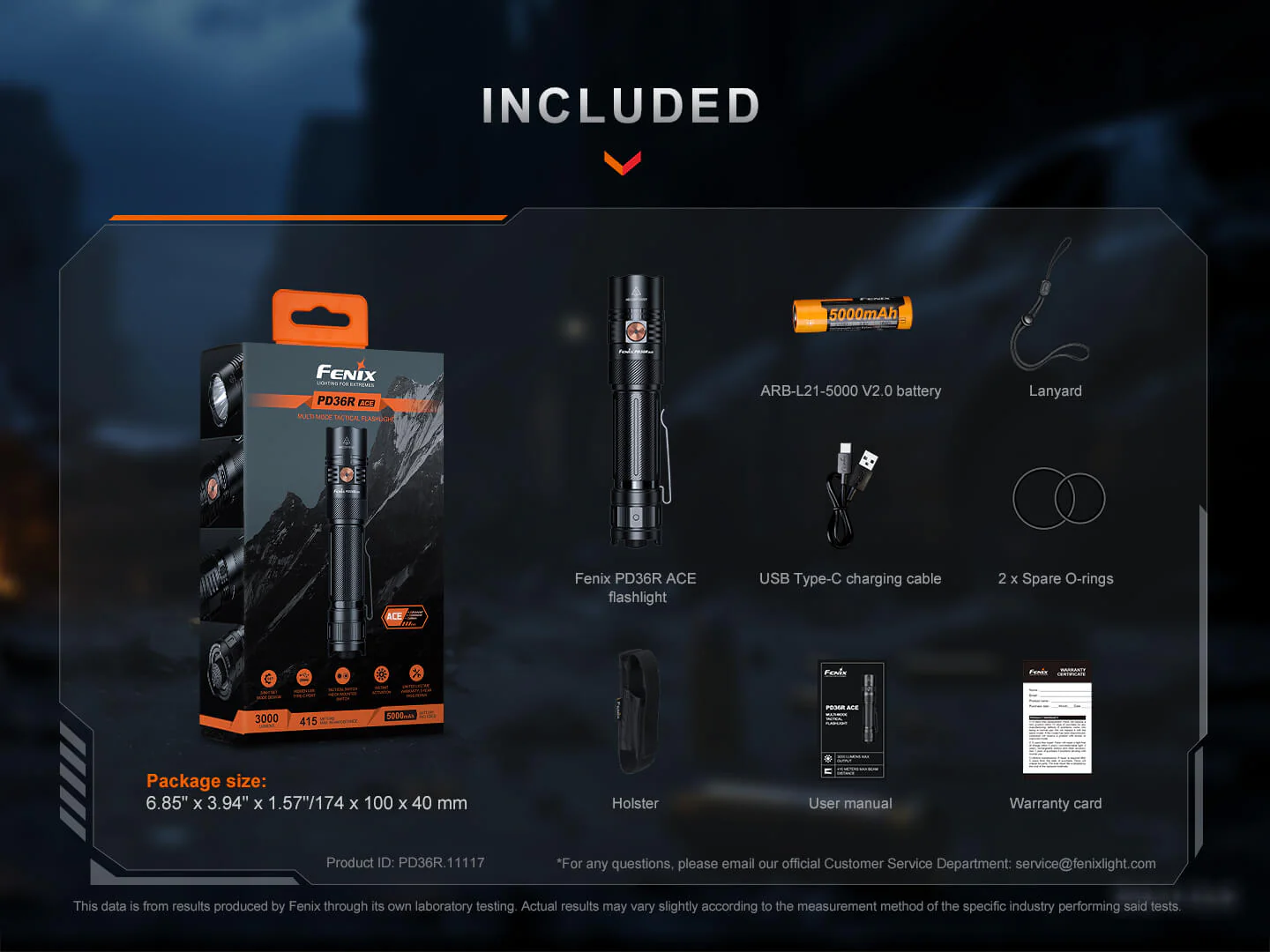Fenix PD36R ACE Customizable Multi-Mode Flashlight - Image 17