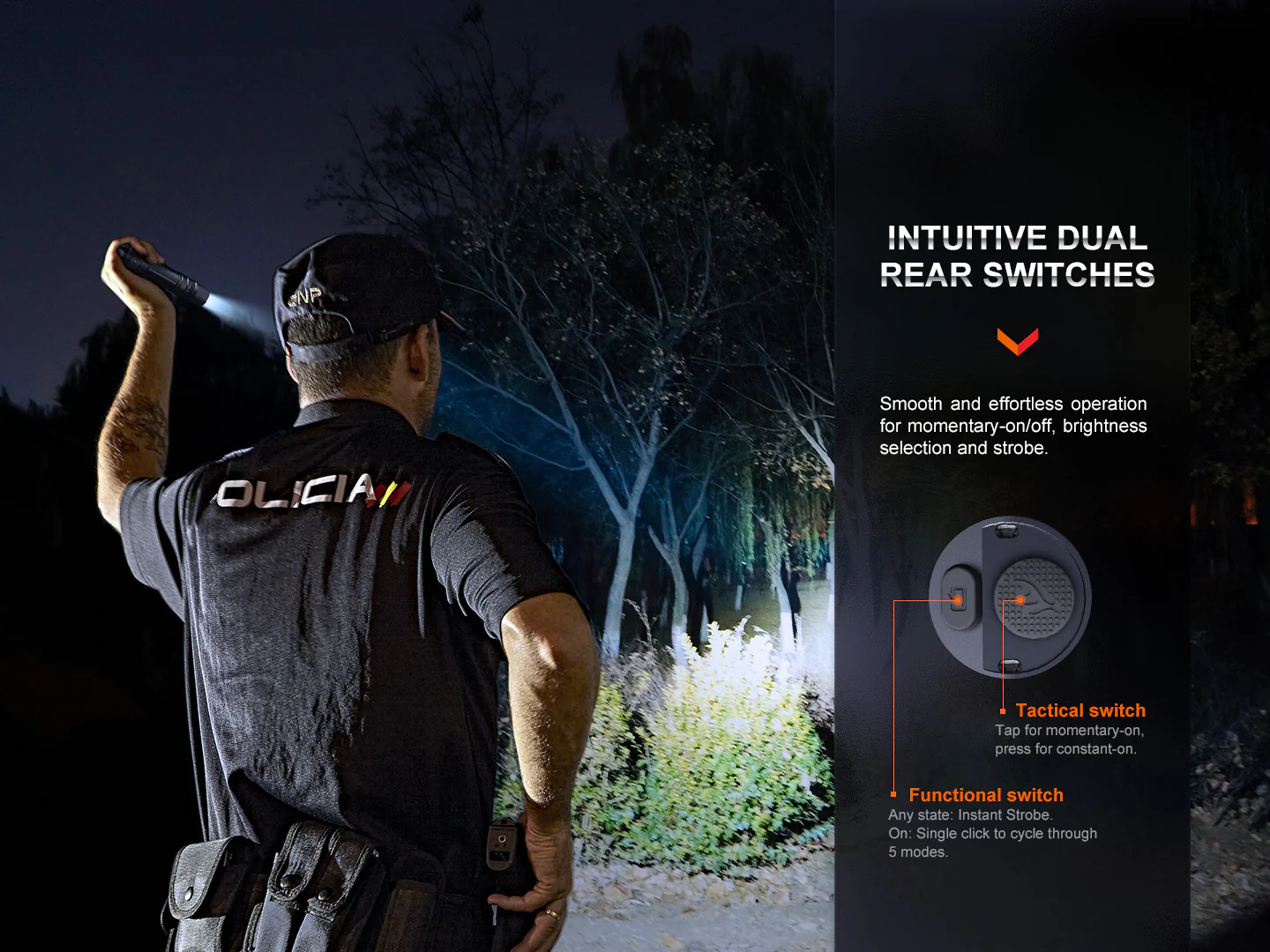 Fenix PD36R Pro 2800 Lumen Flashlight - Image 4