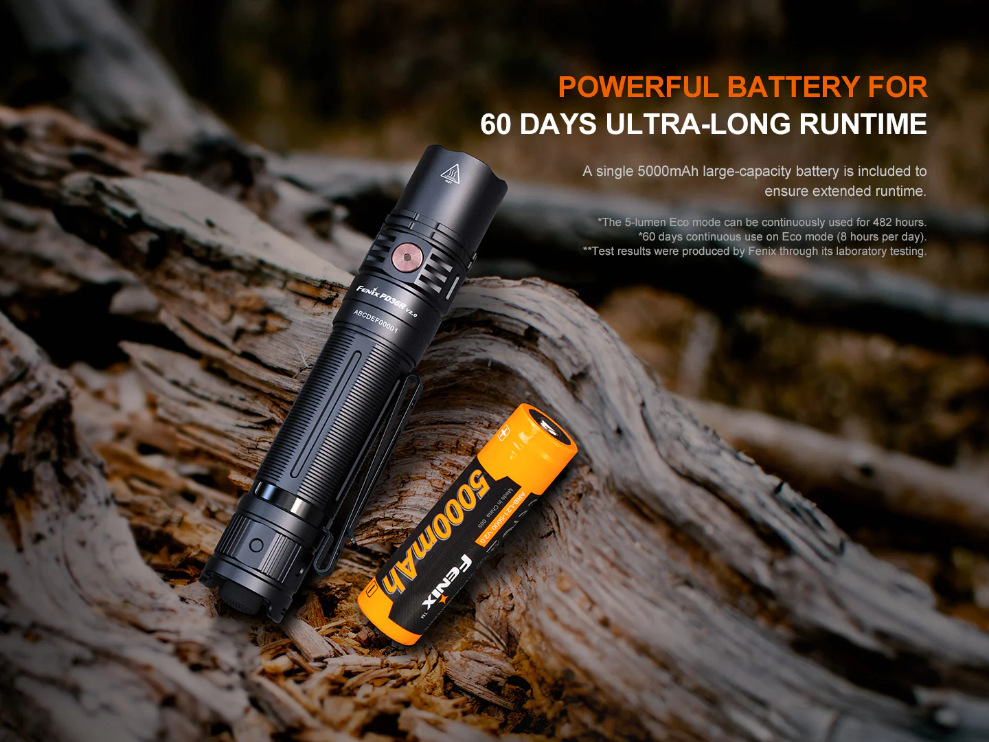 Fenix PD36R V2 Compact Rechargeable Tactical Flashlight - 1700 Lumens - Image 7