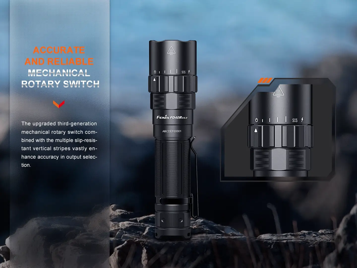 Fenix PD40R V3 Rechargeable Flashlight - Image 4