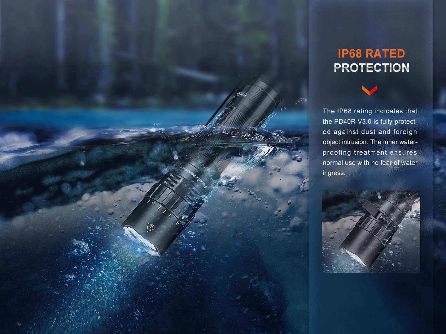 Fenix PD40R V3 Rechargeable Flashlight - Image 7