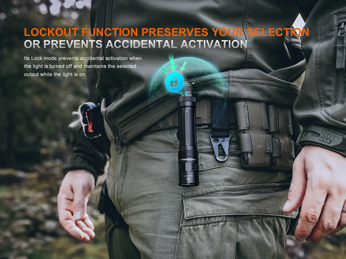 Fenix PD45R ACE Multi-Mode Tactical Flashlight - Image 10