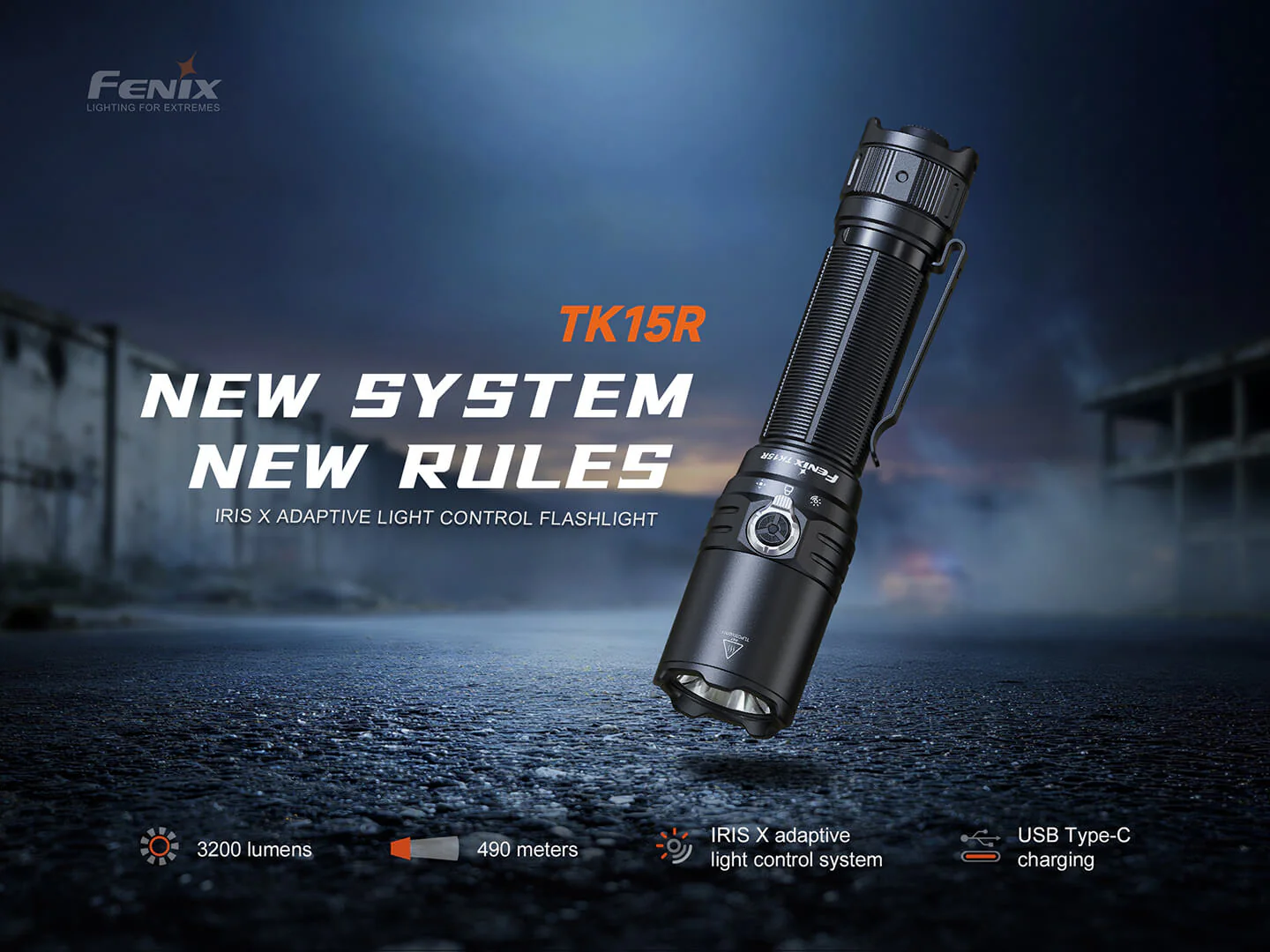 Fenix TK15R Adaptive Control Flashlight - Image 3