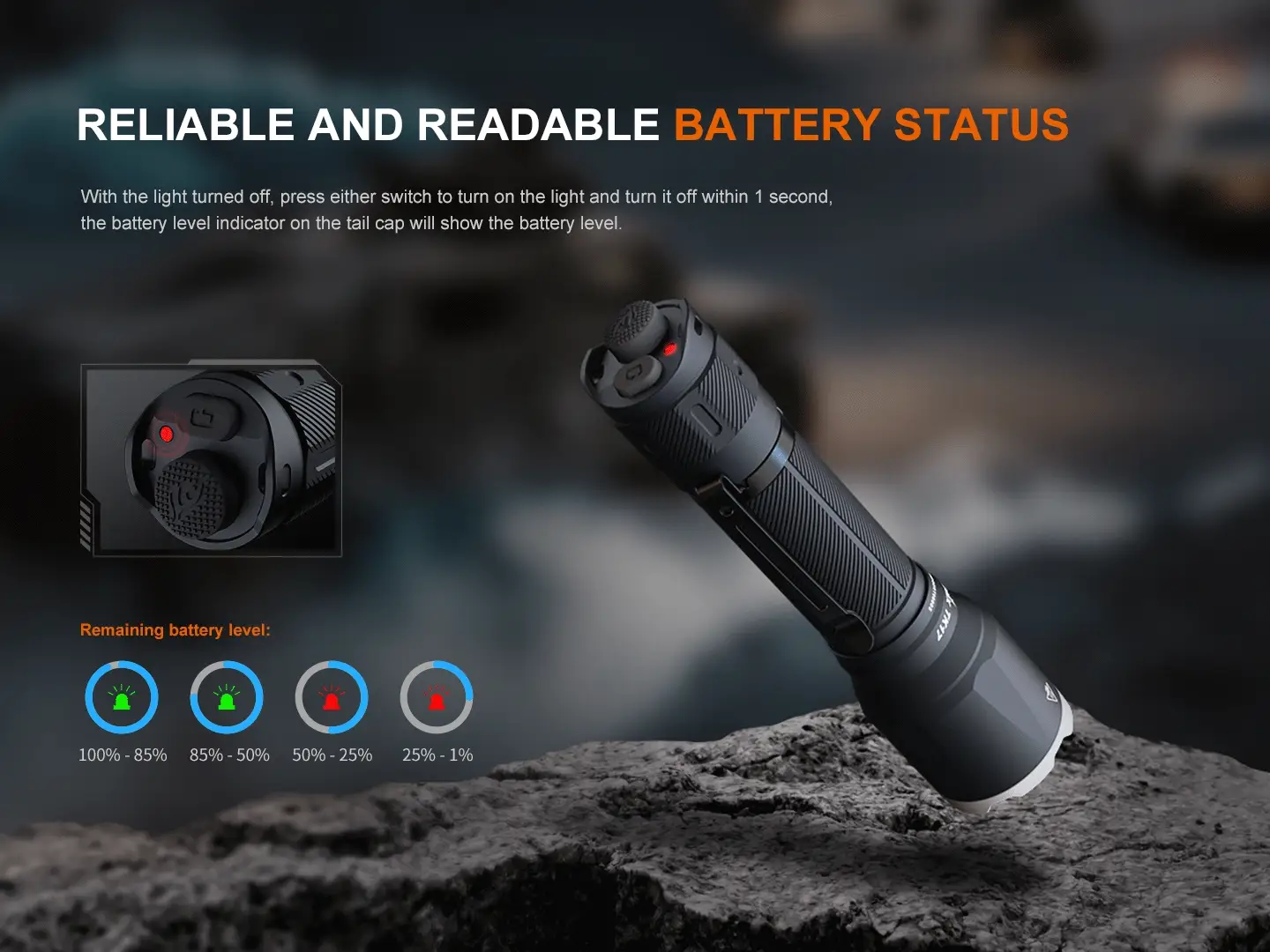 Fenix TK17 Dual Switch Tactical Flashlight - Image 5