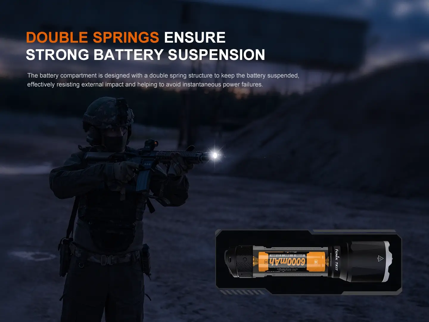 Fenix TK17 Dual Switch Tactical Flashlight - Image 8