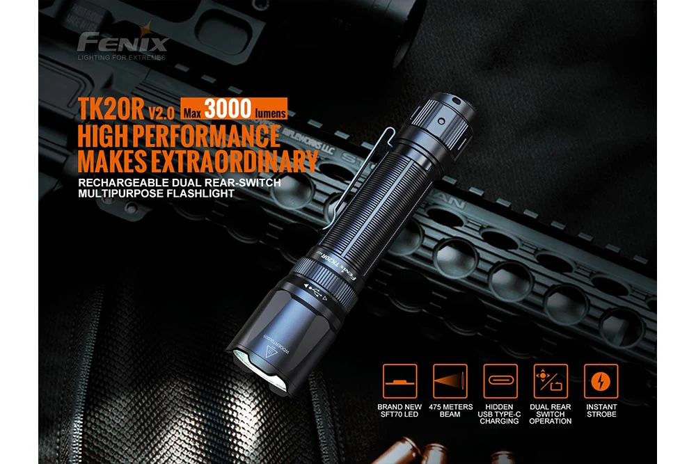 Fenix TK20R V2 Tactical Favorites Bundle - Image 16