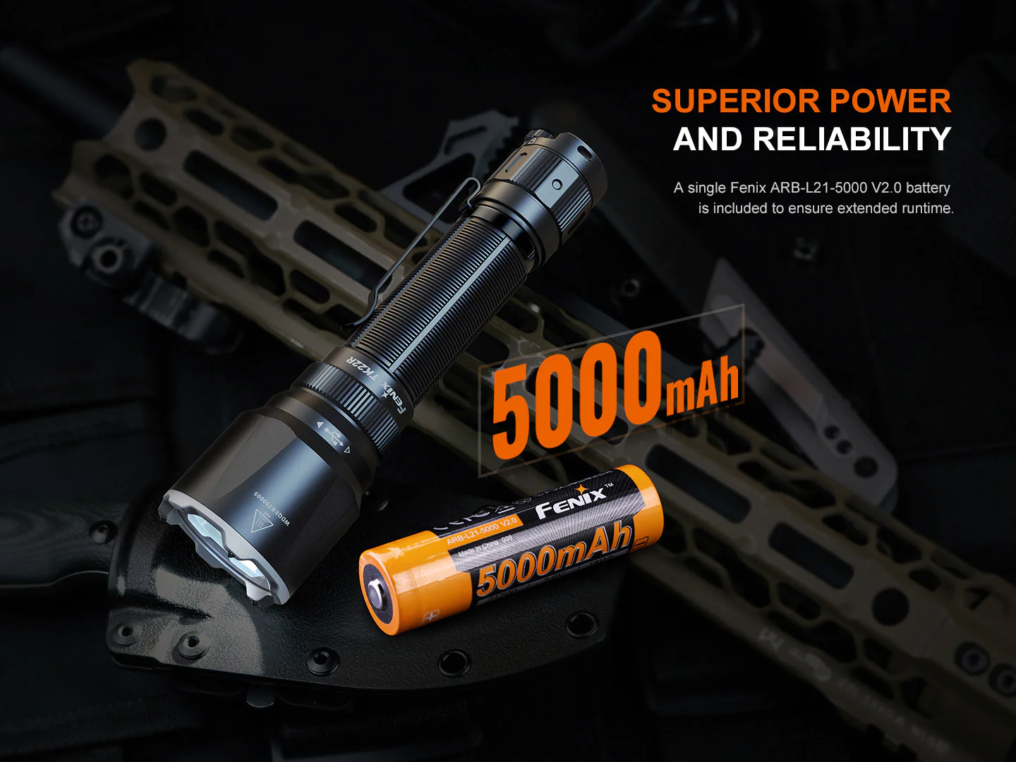 Fenix TK22R Rechargeable Tactical & Duty Flashlight -- OPEN BOX - Image 11