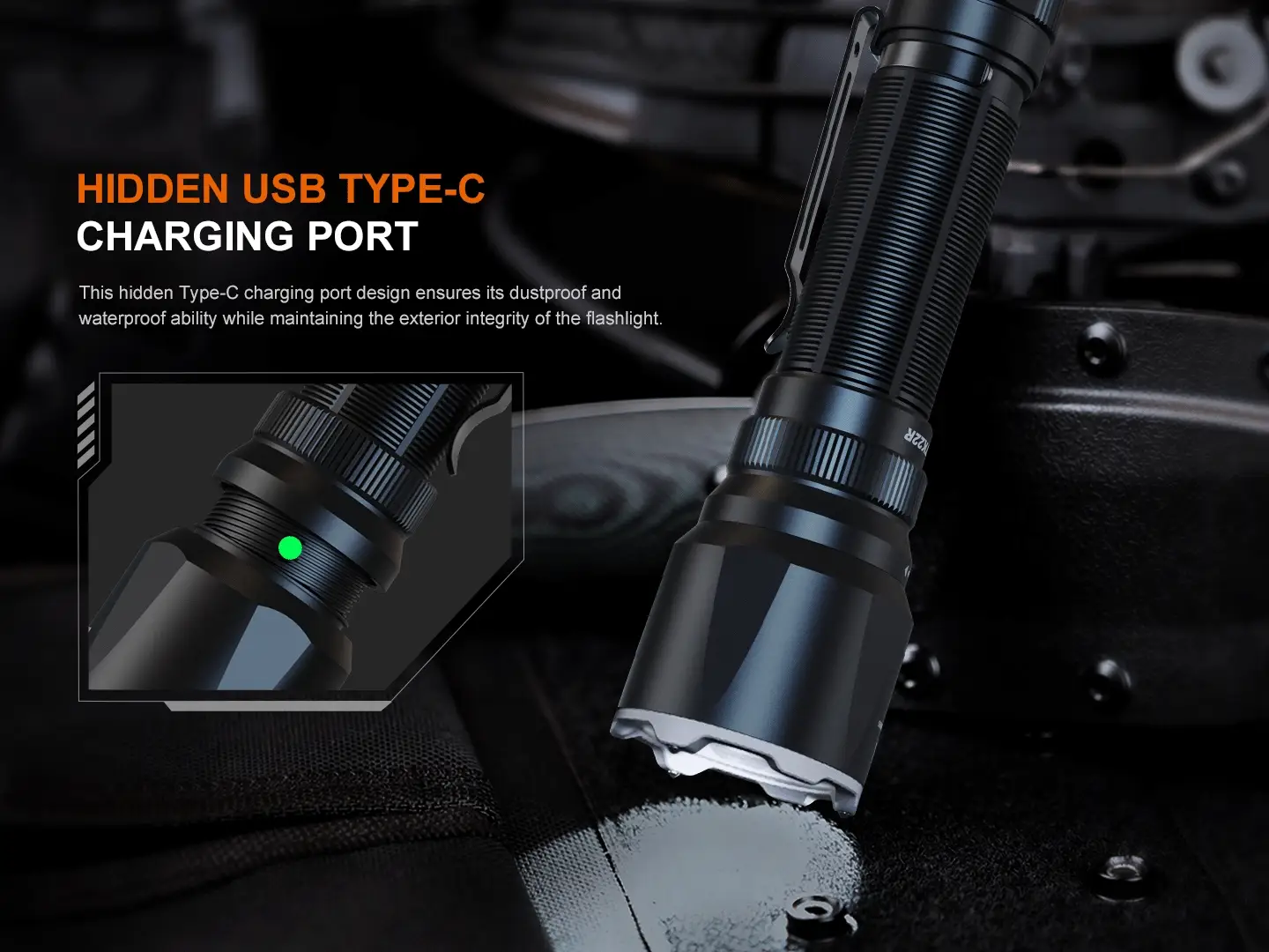 Fenix TK22R Rechargeable Tactical & Duty Flashlight -- OPEN BOX - Image 9