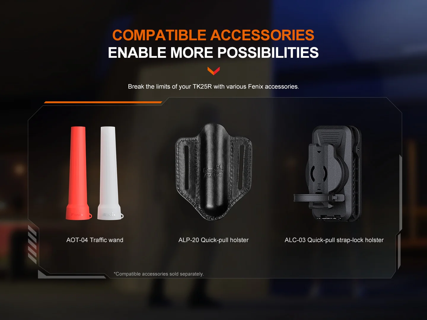 Fenix TK25R Tactical Flashlight with UV, Red, and Red/Blue Flash Options - Image 16