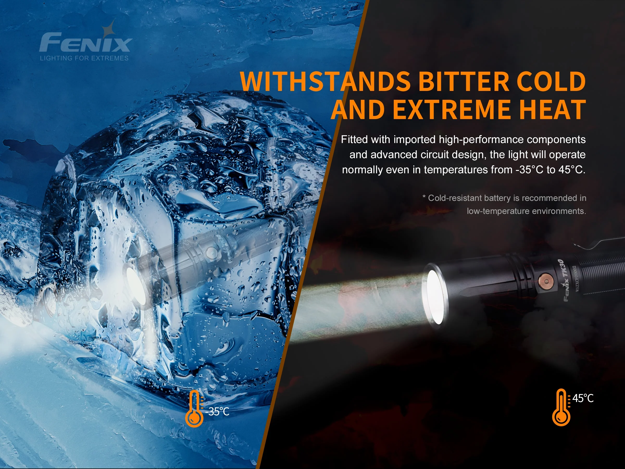 Fenix TK30 White Laser LED Flashlight - Image 13