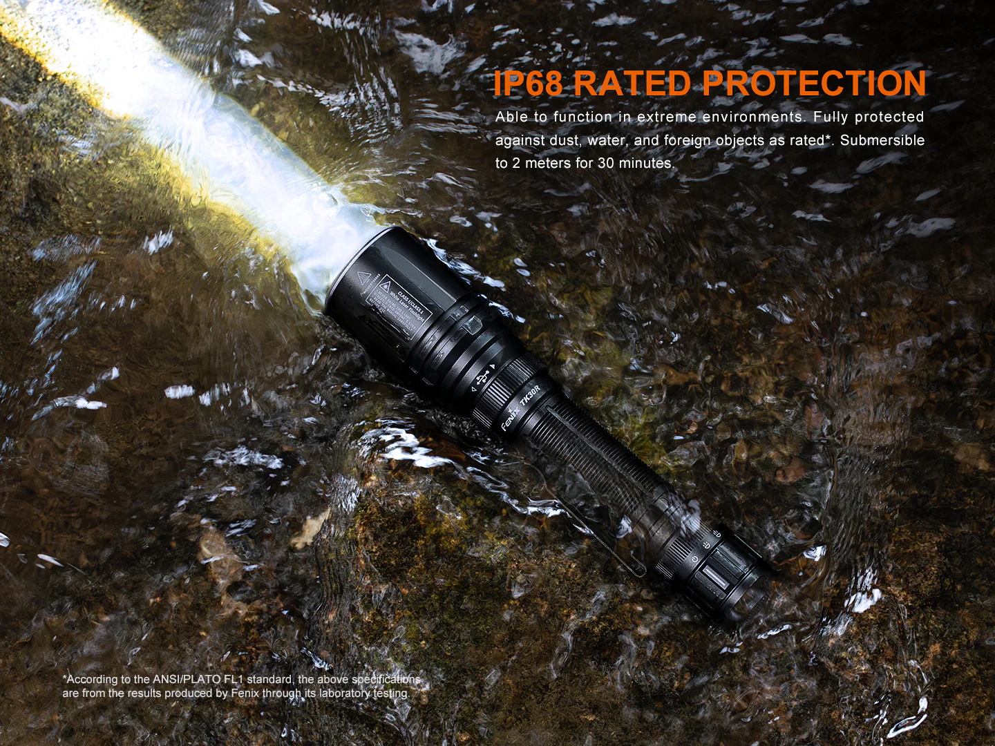 Fenix TK30R Tactical White Laser Rechargeable Flashlight - Image 4