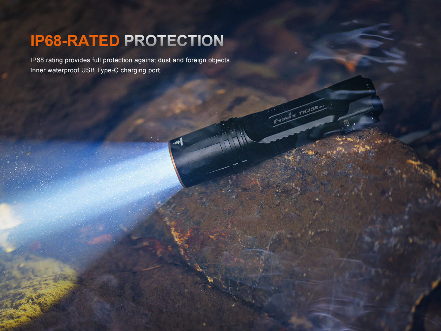 Fenix TK35R Red Light Rechargeable High-Performance Tactical Flashlight - Image 14