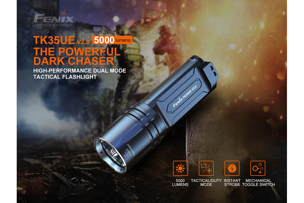 Fenix TK35UE V2.0 Flashlight - 5000 Lumens - Image 3