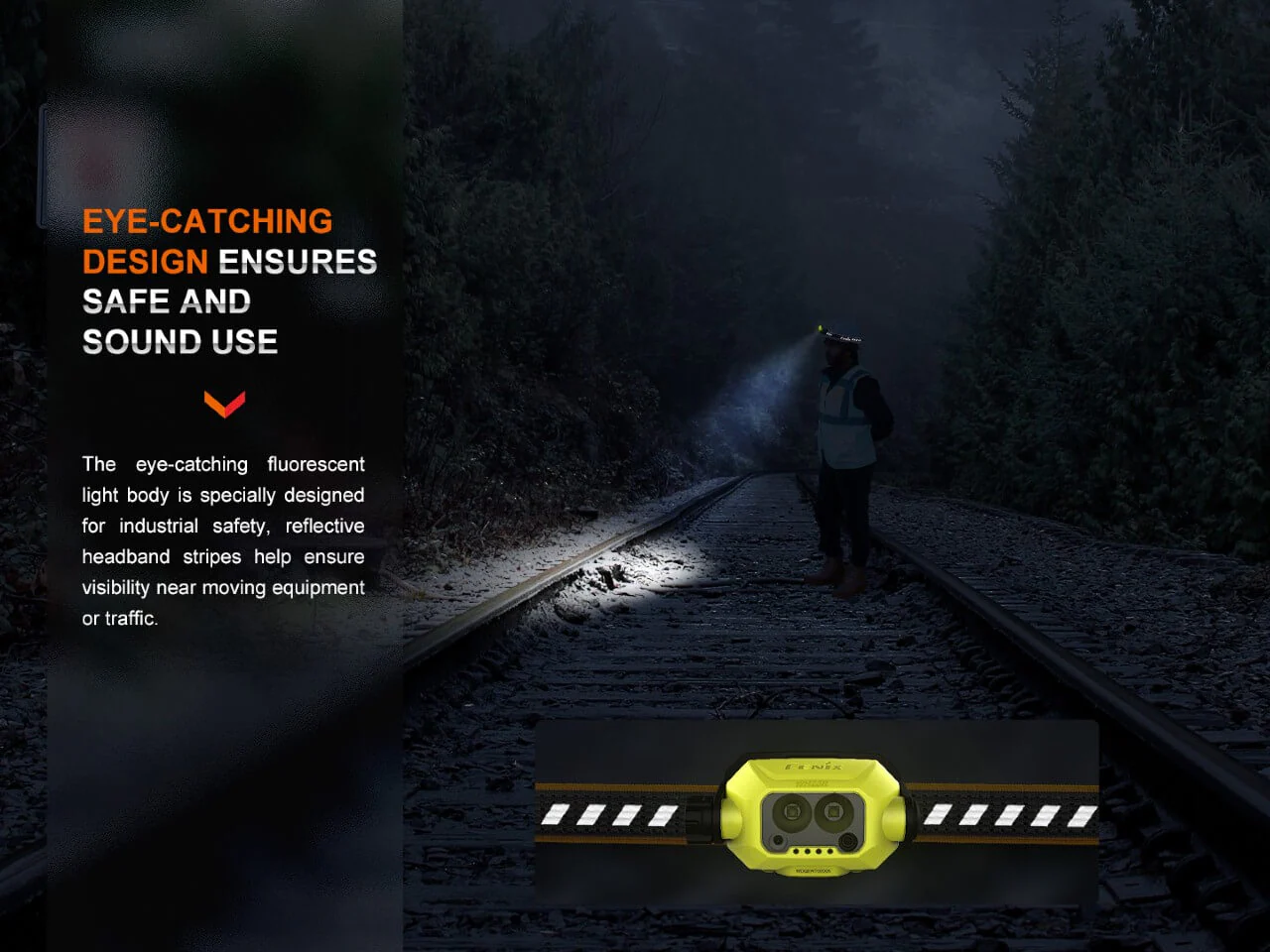 Fenix WH23R Gesture Sensing Industrial LED Headlamp - Image 11