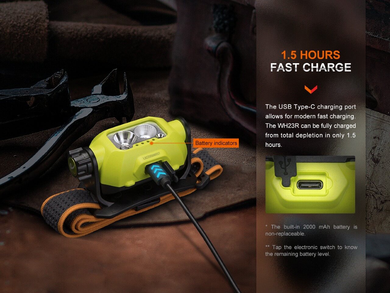 Fenix WH23R Gesture Sensing Industrial LED Headlamp - Image 8