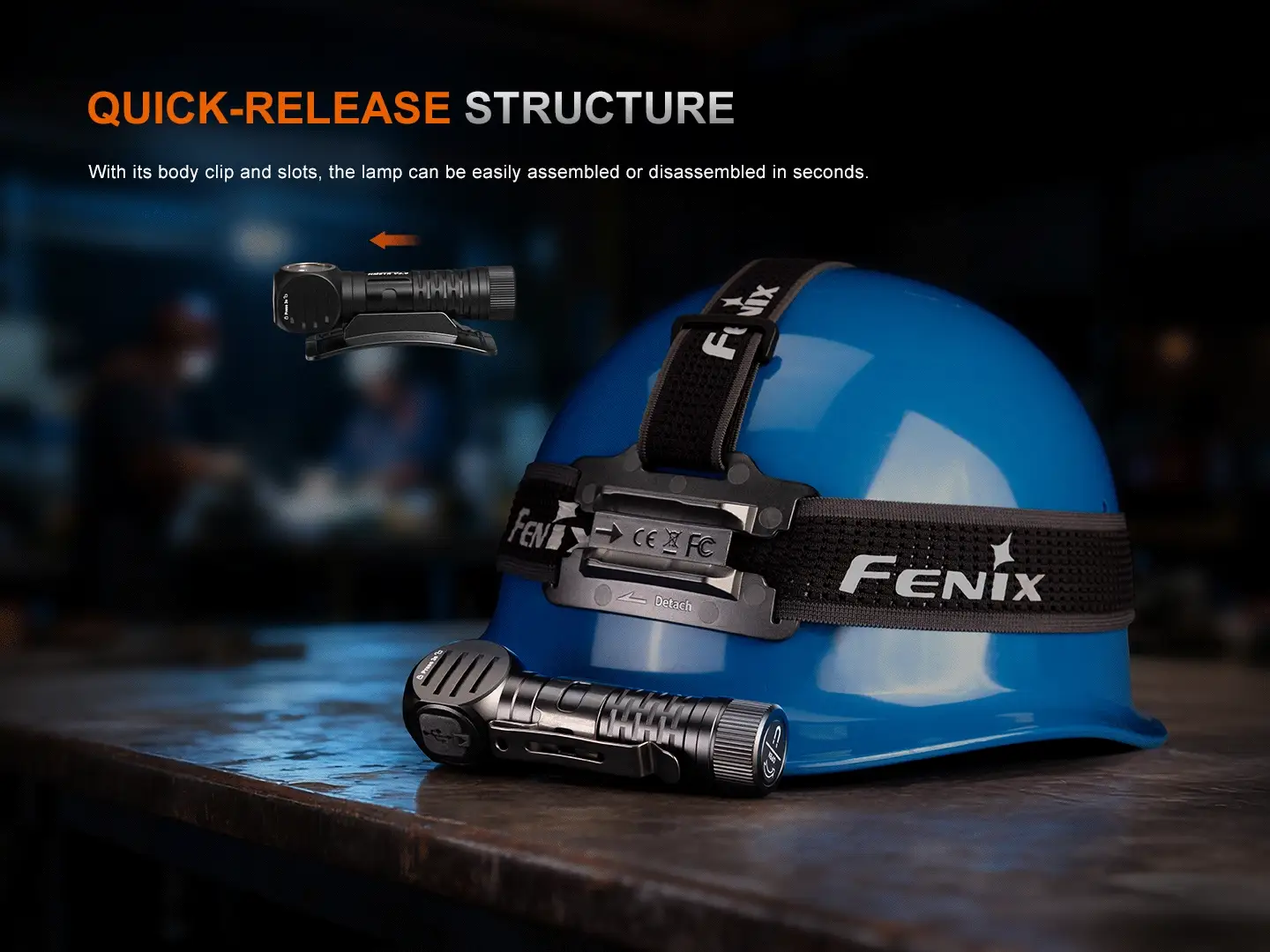 HM61R V3 Multifunction 2-in-1 Removable Headlamp/Flashlight - Image 7