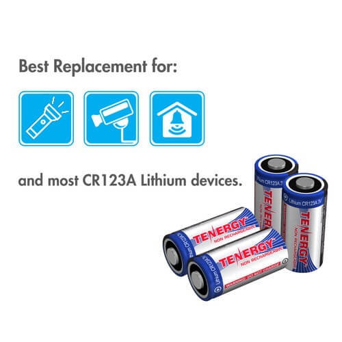 Tenergy Propel CR123A 3v Lithium Battery - 4 Pack - Image 3