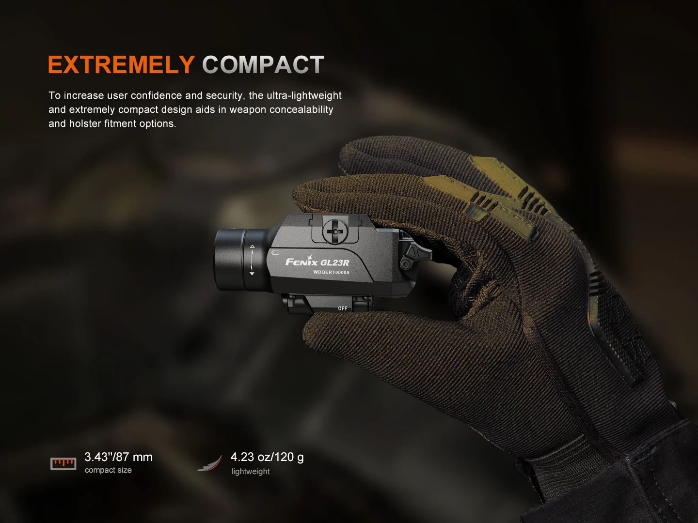 Fenix GL23R Green Laser Tactical Light - Image 8