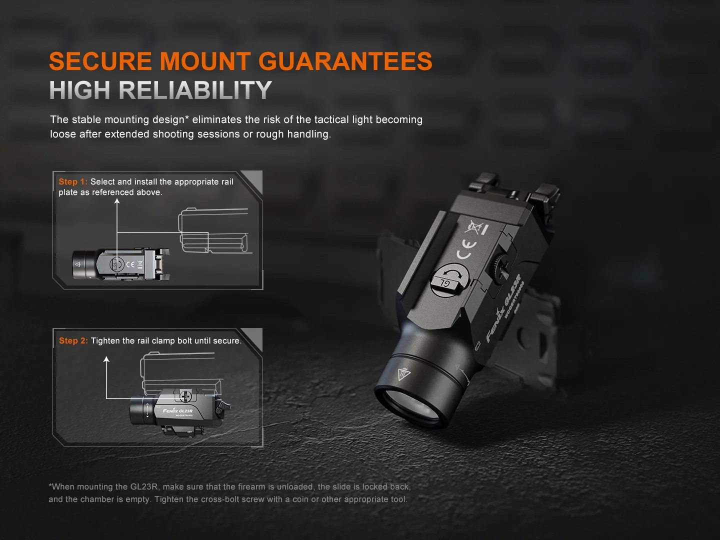 Fenix GL23R Green Laser Tactical Light - Image 9