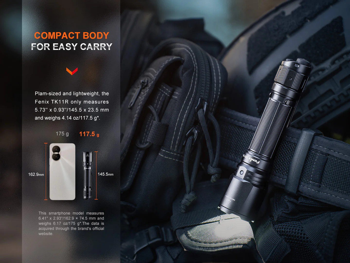 Fenix TK11R Compact Tactical Flashlight - Image 6